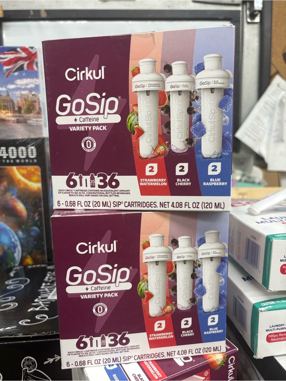 Cirkul GoSip Variety Pack — Strawberry Watermelon, Black Cherry, Blue Raspberry